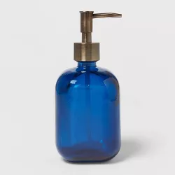 Recycled Glass Soap Pump Blue - Threshold™