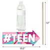 Big Dot of Happiness Funny Girl 13th Birthday - Official Teenager Birthday Party Photo Booth Props Kit - 10 Piece - 3 of 4