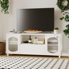 Stylish White TV Console with Storage for TVs Up to 70" - 4 of 4