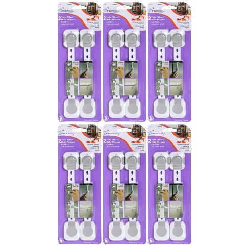 Safety 1st Adhesive Cabinet Latch For Childproofing - 4pk : Target