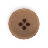 Dritz 18mm Recycled Paper Round Buttons Beige: Sewing Fasteners, Plastic, 9 Pieces, 3.5" Length & Width - 3 of 4