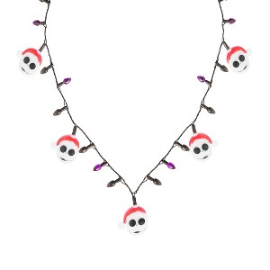 Disney The Nightmare Before Christmas Light Up Necklace - Jack Skellington Necklace Light Up - Christmas Necklace, 30'' - 1 of 4