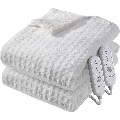 Electric Blanket Heated King Size Electric Blanket Heating Blanket For Bedding With 5 Heat Settings Dual Control Fast Heating 90x100 Target