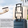 Lyngins 2-Piece Carry on Luggage Set – 20" Hardside Spinner Suitcase (ABS Material), Foldable Duffel Bag (25L Extra Space), 360° Dual Wheels - 4 of 4