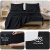 7-Piece Queen Bed-in-a-Bag - Black Pintuck Comforter Set with Sheets & Shams, All-Season Luxury Bedding - 4 of 4