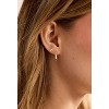 Gold Hoop Earrings Set for Women Trendy, 14K Gold Plated Chunky Hypoallergenic Small Diamond Cartilage Hoops Cute Cubic - 2 of 4