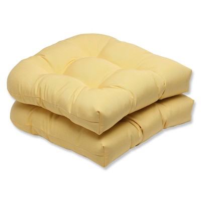Pillow Perfect 2pc 19"x19" ECOM Canvas Outdoor Corner Seat Cushions