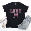 Simply Sage Market Women's Coquette Love Checkered Short Sleeve Garment Dyed Tee - 2 of 4
