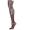 Memoi Women's Artistic Garden Nylon Net Tights - 2 of 4