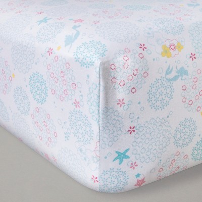 disney ariel sea princess crib bedding