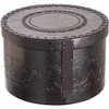 Creative Scents Round Hat Box Container with Gold locking Lid and Sturdy Handle 14'' - 2 of 4