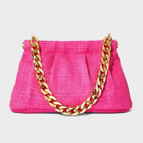 Straw clutch target sale