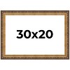 PosterPalooza | Museum Gold Picture Frame - UV Acrylic, Backing Board, Hanging Hardware Included - 2 of 4