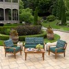 ARDEN Outdoor Loveseat Cushion Set, 48 x 24, Water repellent, Fade Resistant, Cushion Set for Couch, Bench, and Swing 48 x 24 - 3 of 4