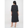 WEST K Womens Hadley Three Quarter Sleeve Full Wrap Dress - 4 of 4