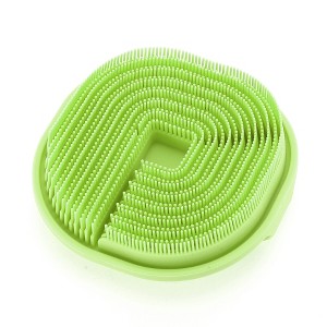 Unique Bargains Round Shape Bath Brush for Bathroom 4.13" 1 Pc - 1 of 3