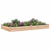 VidaXL Garden Raised Bed with Liner 94.5 in.x47.2 in.x9.8 in. Solid Wood Fir - 3 of 4
