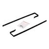 Kiera Grace 12"x48" Over The Door Metallic Full Length Mirror Rose Gold: Modern Rectangle, No Assembly Required - 3 of 4