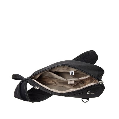 Baggallini Women's Medium Crossbody Sling Backpack - Black/Sand — фото 2