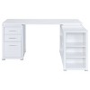 NicBex Modern Solid Wood Computer Desk with Drawers & Shelves,Teens Student Writing Desk,Home Office Desk for Study,Studio - 4 of 4