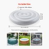 VEVOR Inflatable Hot Tub Cover, 4.5 Ft Round Hot Tub Cover Protector, Insulated Spa Covers for Inflatable Hottub, Weatherproof , White - 3 of 4