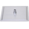 ALFI RAIN12S-BSS Solid Brushed Stainless Steel 12Inch Square Ultra Thin Rain Shower Head - 4 of 4