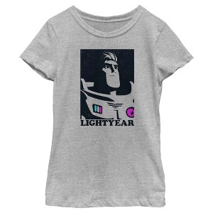 Girl's Lightyear Buzz Poster T-Shirt - 1 of 4