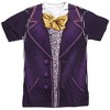 Men's Willy Wonka And The Chocolate Factory Wonka Costume (Front Back Print) Short Sleeve Costume T-Shirt - 2 of 4