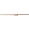 Black Bow Jewelry 1mm 14k Rose Gold Octagonal Box Chain Necklace - 4 of 4