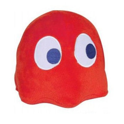 Paladone Products Ltd. Pac-Man 4" Plush Ghost With Sound: BlInky Red