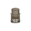Signature Design by Ashley Hyland wave Outdoor Swivel Glider Chair, Driftwood - 4 of 4