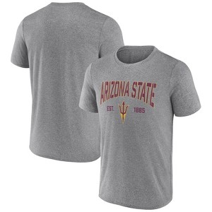 NCAA Arizona State Sun Devils Men's Heather Poly T-Shirt - 1 of 3