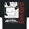 Women's - Avatar: The Last Airbender - Katara and Aang Grid Cropped Graphic T-Shirt - 2 of 4
