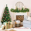 Costway 5/6/7/8 FT Artificial Christmas Tree Unlit Christmas Tree with 350/650/950/1138 Branch Tips Foldable Metal Stand - 3 of 4