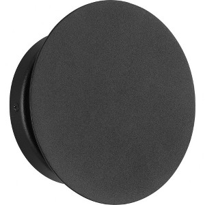 Progress Lighting, Z-2020, 1-Light, Outdoor Wall Light, Textured Black, Satin White Shade - 1 of 1