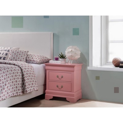 NicBex 21 Inch Nightstand with 2 Drawers,Bedside Tables with Metal Handles for Bedroom,Living Room