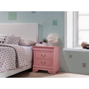 NicBex 21 Inch Nightstand with 2 Drawers,Bedside Tables with Metal Handles for Bedroom,Living Room - 1 of 4