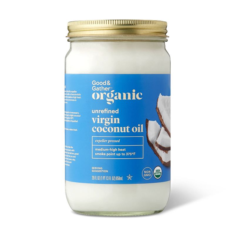 Organic Unrefined Virgin Coconut Oil - Good & Gather™, 1 of 7