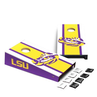 NCAA LSU Tigers Desktop Cornhole Board Set