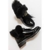 Polina Black Patent Fur Boots (Women) | Prologue Shoes - 3 of 4
