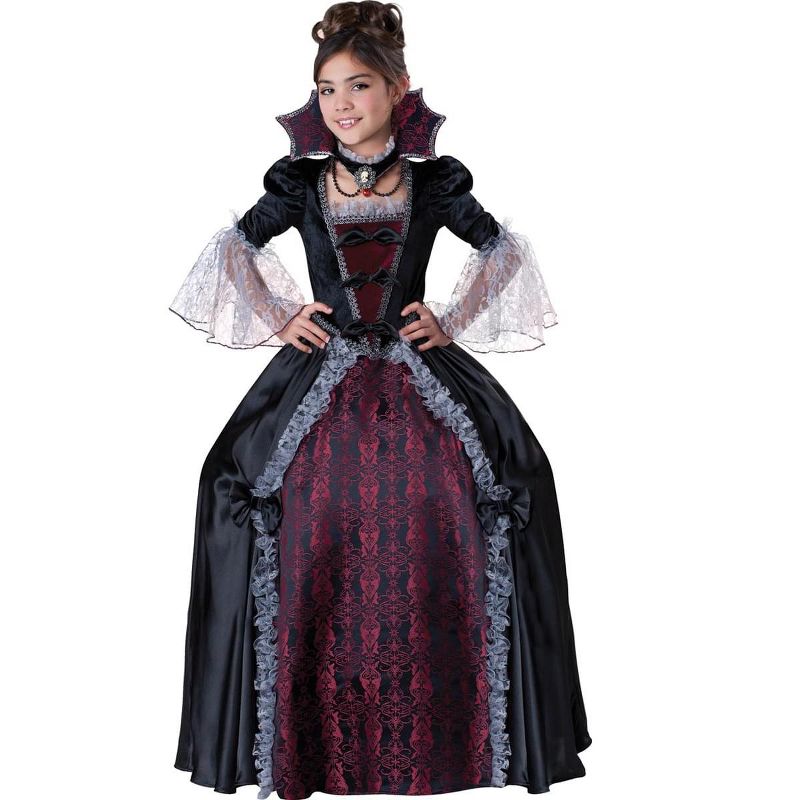 Vampiress of Versailles Deluxe Child Costume, 1 of 2