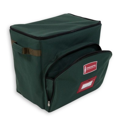 Northlight 21" Green Collectibles Christmas Storage Box for Nutcrackers