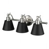 Millennium Lighting Layne 3 - Light Vanity in  Brushed Nickel - 2 of 3