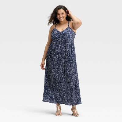 Women's Pleated Maxi Dress - A New Day™