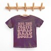 The Juniper Shop Pretty Girls Read Books Youth Short Sleeve Tee - 2 of 4
