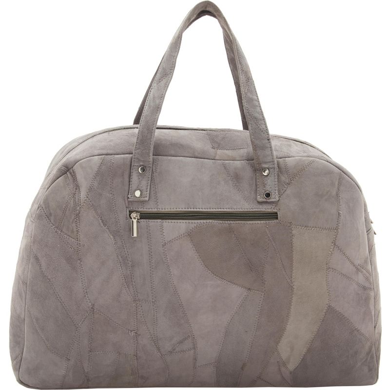 Mina Victory Handbags & Crossbody Leather Weekender 19" x 6" x 14" Purse Bag, 5 of 6