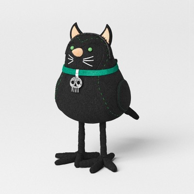 Featherly Friends™ Cat Bird Figurine - Hyde and EEK! Boutique™ Black