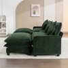 Whisen 111" Modern Sectional Sofa with Ottoman, USB Ports, Cup Holders & Large Storage Box - 4 of 4
