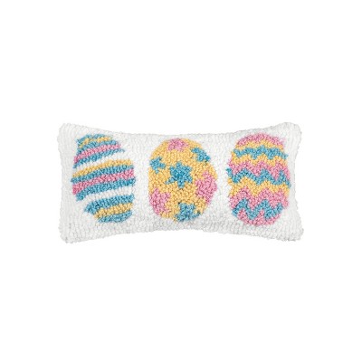 C&F Home Easter Egg Hooked Petite Pillow