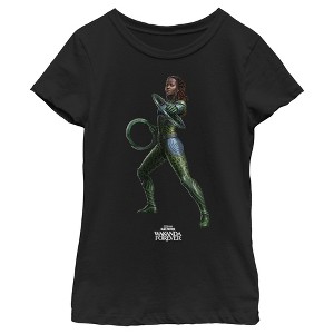 Girl's Black Panther: Wakanda Forever Nakia Rings T-Shirt - 1 of 4